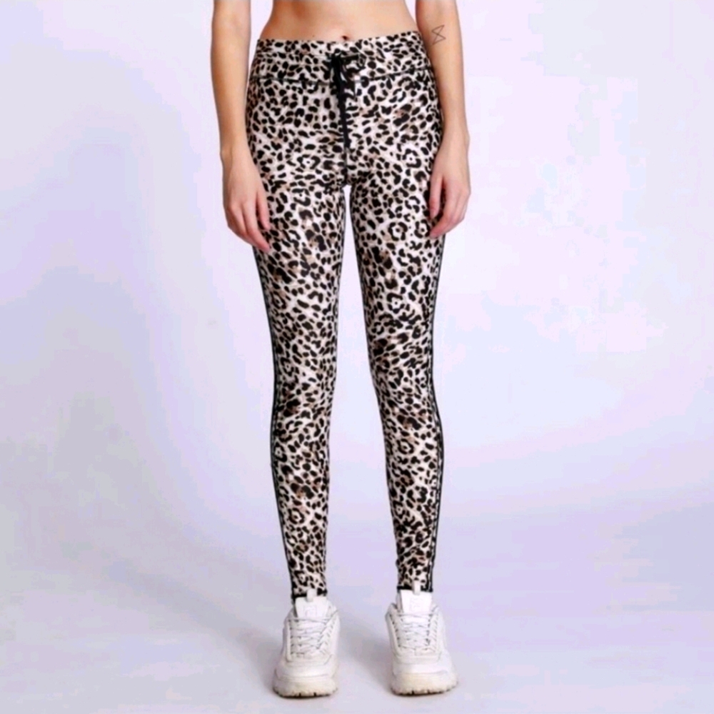 The UPSIDE Water LEOPARD TIE WAIST YOGA Fitness PA